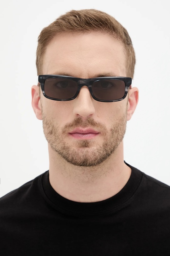 Balenciaga okulary przeciwsłoneczne BB0422S niebieski