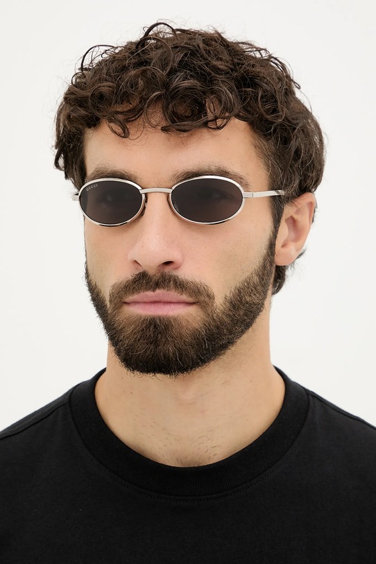 Sluneční brýle Gucci jednotná stříbrná GG1942S