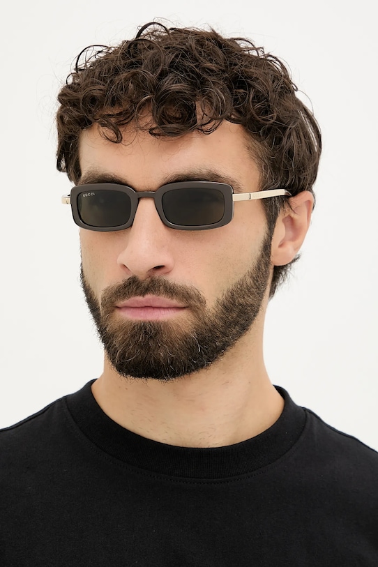 Gucci okulary przeciwsłoneczne jednolita brązowy GG1943S