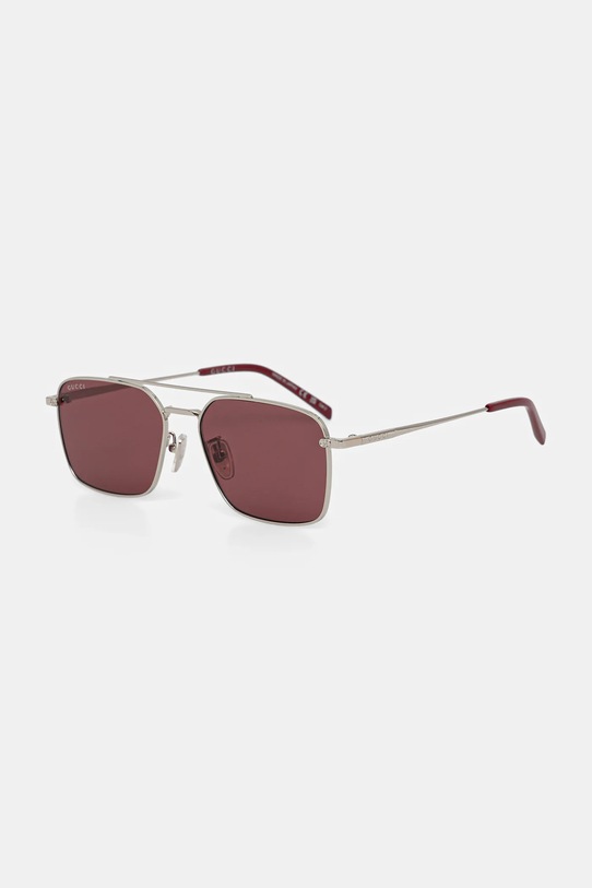 Сонцезахисні окуляри Gucci авіатор срібний GG1957SA