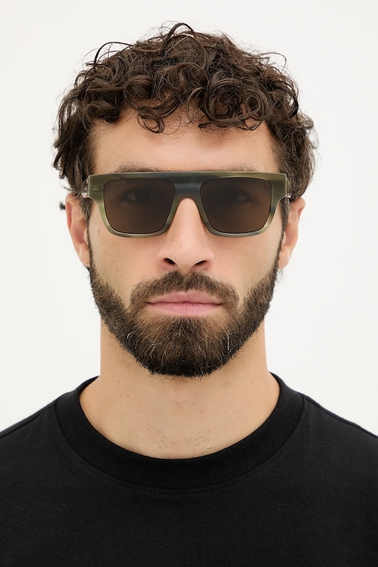 Gucci okulary przeciwsłoneczne GG1960S zielony