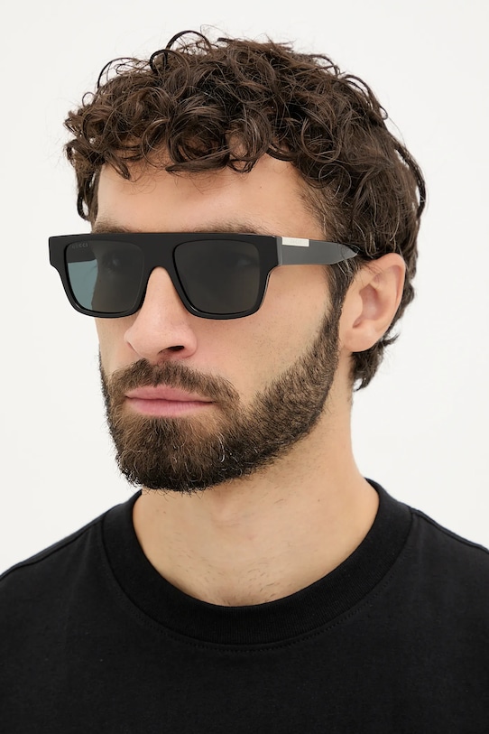 Gucci okulary przeciwsłoneczne jednolita czarny GG1960S