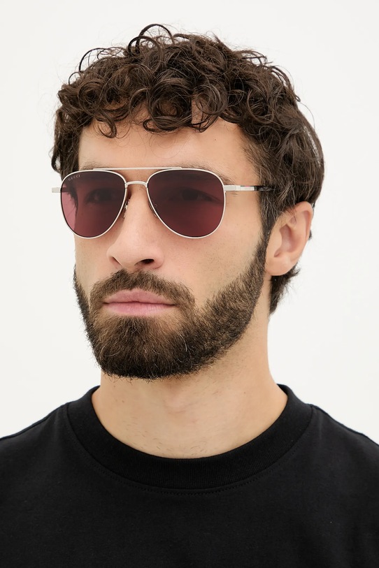 Gucci ochelari uniforme argintiu GG1962S