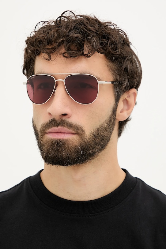 Окуляри Gucci авіатор срібний GG1962S