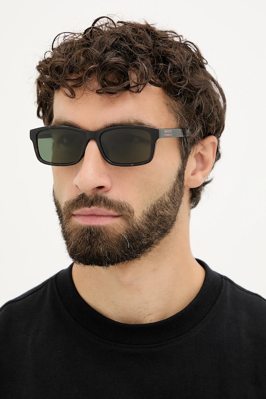 Gucci okulary przeciwsłoneczne jednolita brązowy GG1986SA