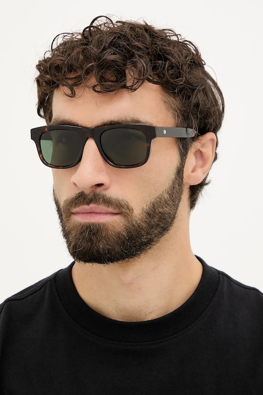 Montblanc ochelari de soare uniforme maro MB0421S