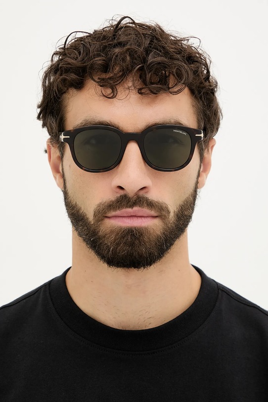 Сонцезахисні окуляри Montblanc MB0435S коричневий