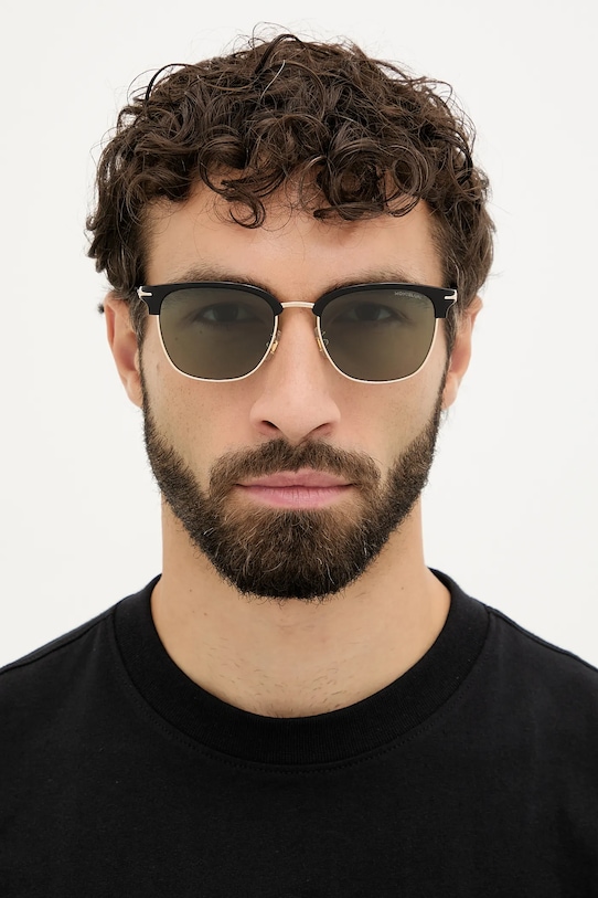 Солнцезащитные очки Montblanc MB0439SA чёрный