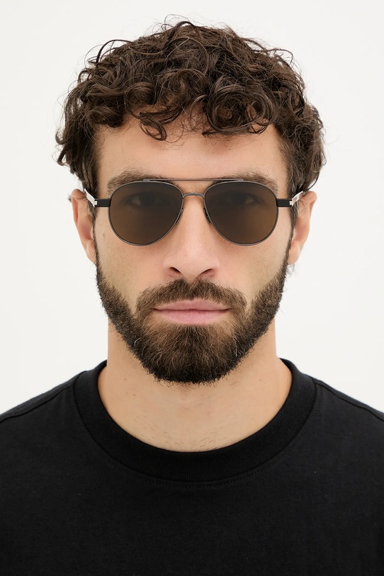 Saint Laurent okulary przeciwsłoneczne SL.843 brązowy