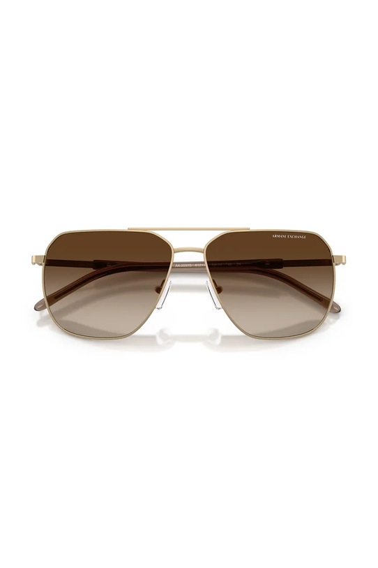 Armani Exchange okulary przeciwsłoneczne 0AX2057S złoty