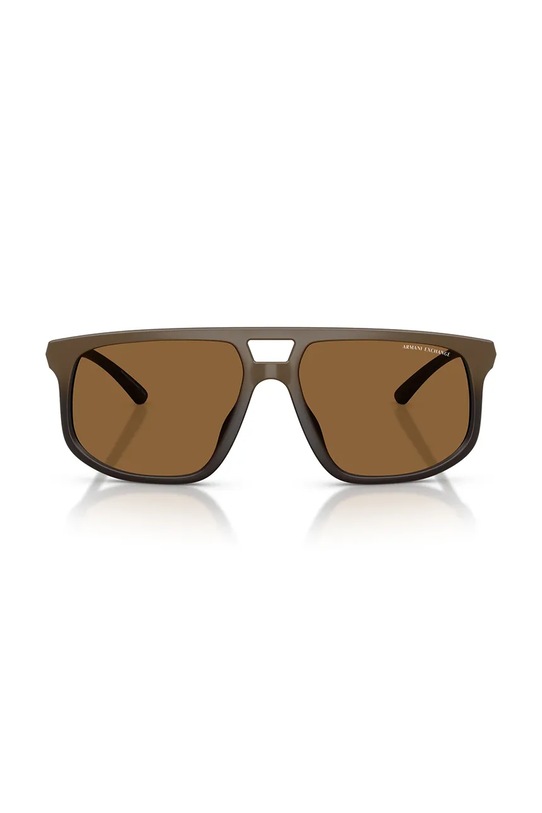 Armani Exchange okulary przeciwsłoneczne 0AX4161SU brązowy AA00