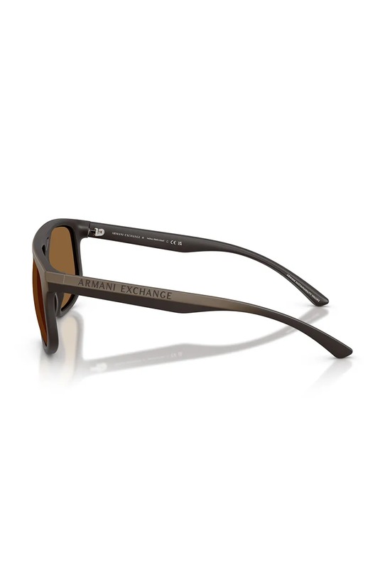 Akcesoria Armani Exchange okulary przeciwsłoneczne 0AX4161SU brązowy