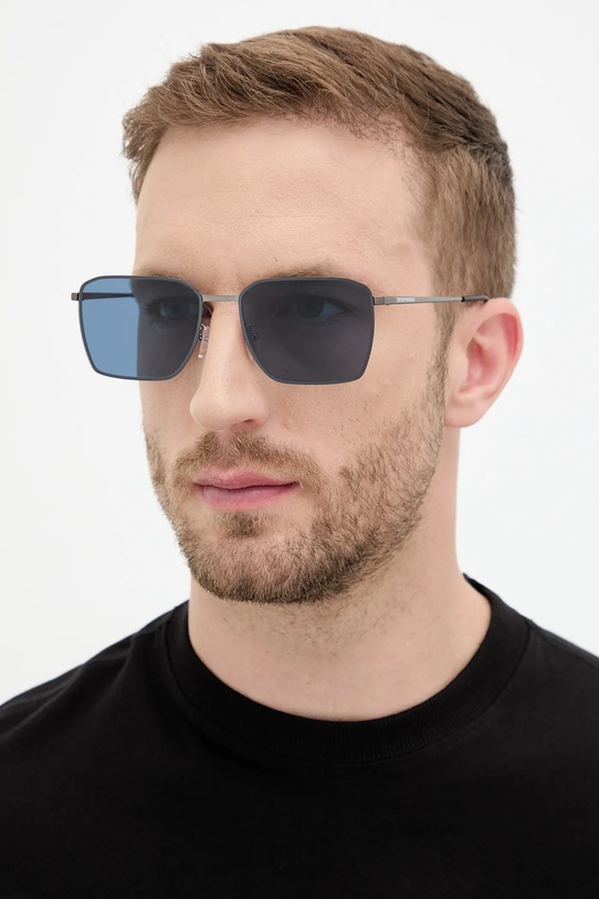 Emporio Armani occhiali da sole a tinta unita argento 0EA2172D