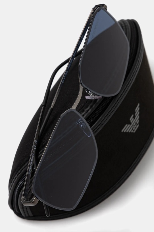 Akcesoria Emporio Armani okulary przeciwsłoneczne 0EA2172D niebieski