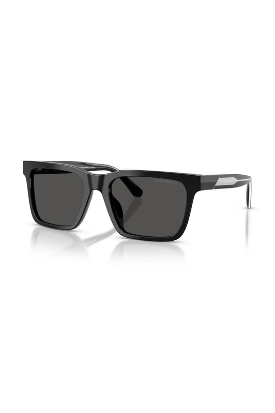 Emporio Armani okulary przeciwsłoneczne gładka z detalem czarny 0EA4262U