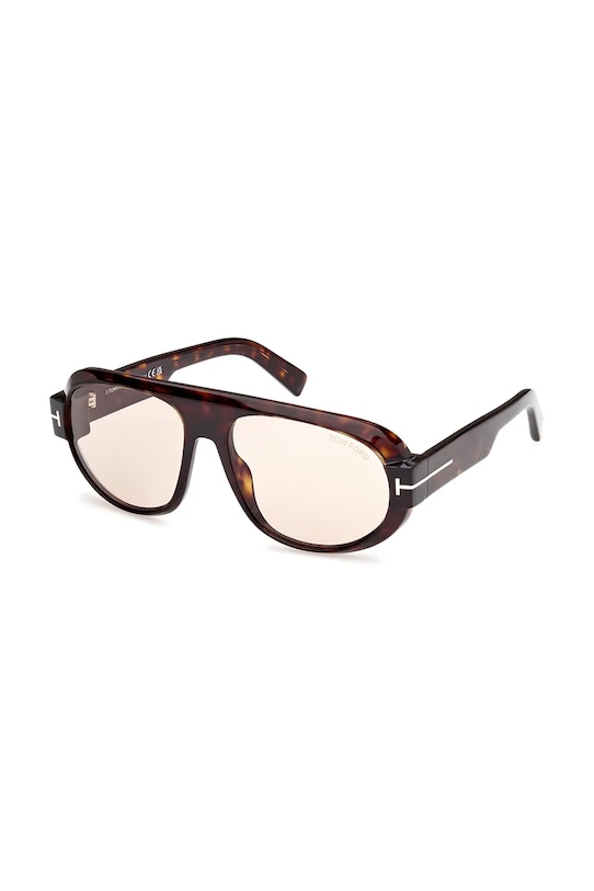 Tom Ford okulary przeciwsłoneczne FT1102.5952E brązowy AA00