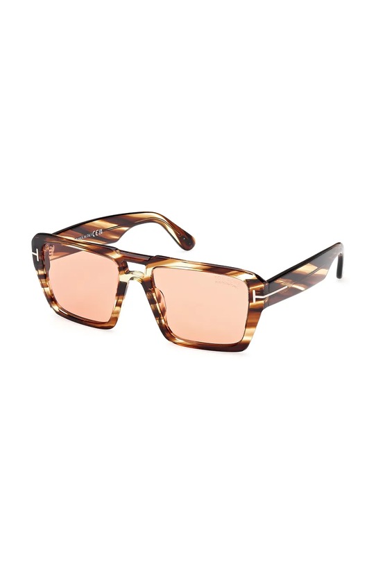 Tom Ford okulary przeciwsłoneczne FT1153.5655E brązowy AA00