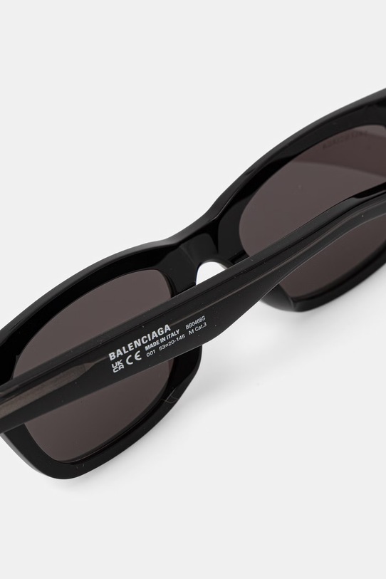 Akcesoria Balenciaga okulary przeciwsłoneczne męskie BB0468S czarny
