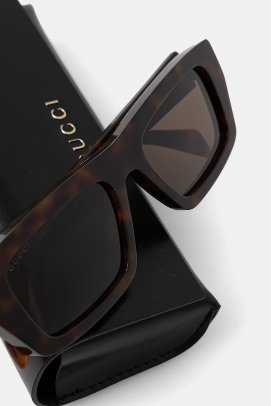 Akcesoria Gucci okulary przeciwsłoneczne męskie GG2020S brązowy