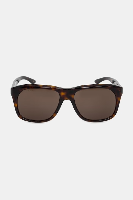 Gucci okulary przeciwsłoneczne kwadratowe męskie GG2077S brązowy AA00