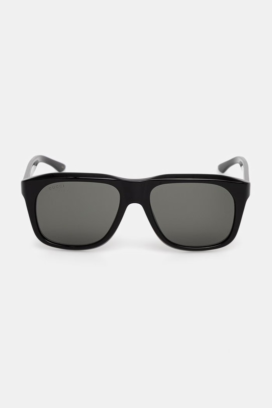 Gucci okulary przeciwsłoneczne kwadratowe męskie GG2077S czarny AA00