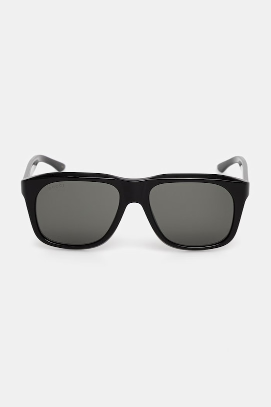 Gucci okulary przeciwsłoneczne kwadratowe męskie GG2077S czarny AA00