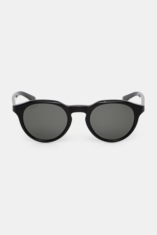 Gucci okulary przeciwsłoneczne okrągłe męskie GG2079S czarny AA00