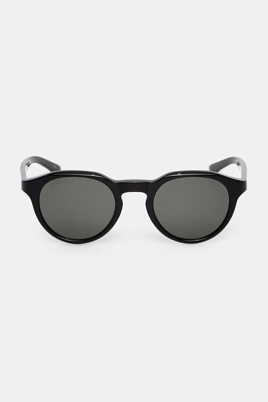 Gucci okulary przeciwsłoneczne okrągłe męskie GG2079S czarny AA00