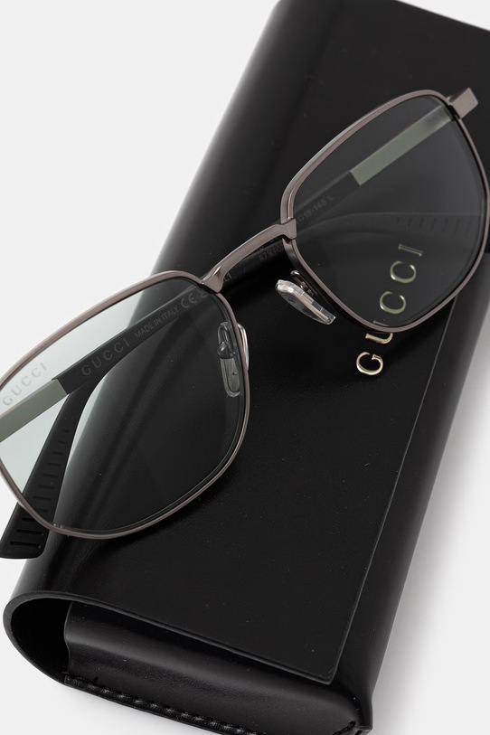 Akcesoria Gucci okulary przeciwsłoneczne męskie GG2093S szary