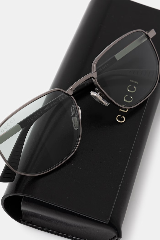 Akcesoria Gucci okulary przeciwsłoneczne męskie GG2093S szary