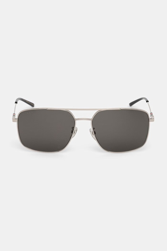 Gucci okulary przeciwsłoneczne kwadratowe męskie GG2096SA srebrny AA00