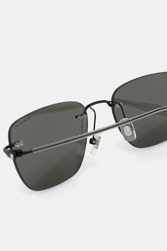 Akcesoria Montblanc okulary przeciwsłoneczne męskie MB0470S czarny