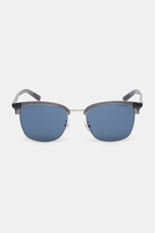 Montblanc okulary przeciwsłoneczne męskie MB0488SA srebrny AA00