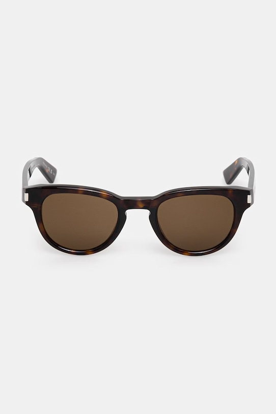 Saint Laurent okulary przeciwsłoneczne męskie SL.876 brązowy AA00