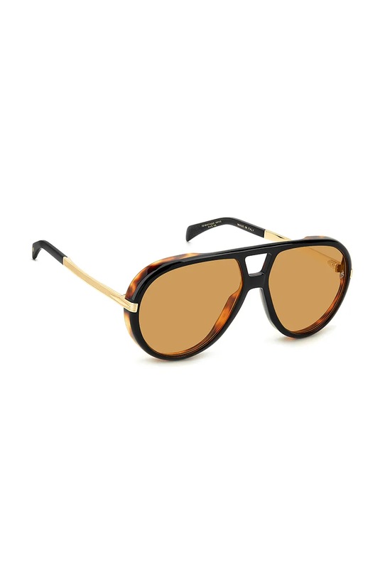 Akcesoria David Beckham okulary przeciwsłoneczne pilotki męskie DB.99/VOYAGER brązowy