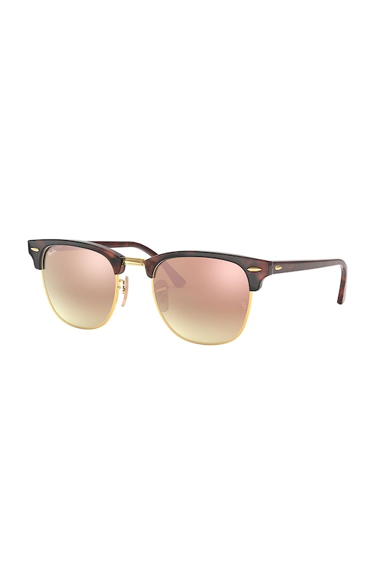 Ray-Ban - Okuliare Clubmaster Double Bride CLUBMASTER 0RB3016.990/7O.51 béžová AA00
