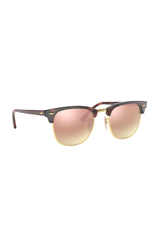 Ray-Ban - Okuliare Clubmaster Double Bride CLUBMASTER béžová 0RB3016.990/7O.51