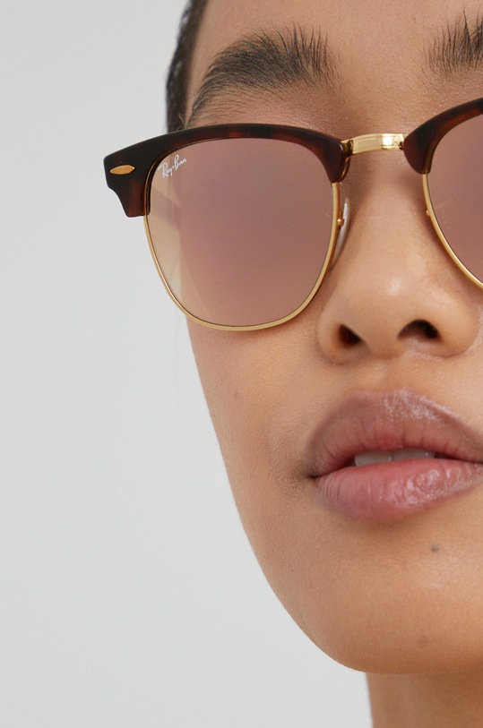 Ray-Ban - Okuliare Clubmaster Double Bride CLUBMASTER 0RB3016.990/7O.51
