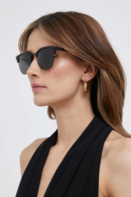 Ray-Ban - Slnečné okuliare CLUBMASTER 0RB3016.1305B1.51 čierna