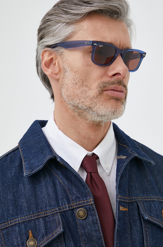 Ray-Ban okulary WAYFARER 0RB2140 niebieski AA00