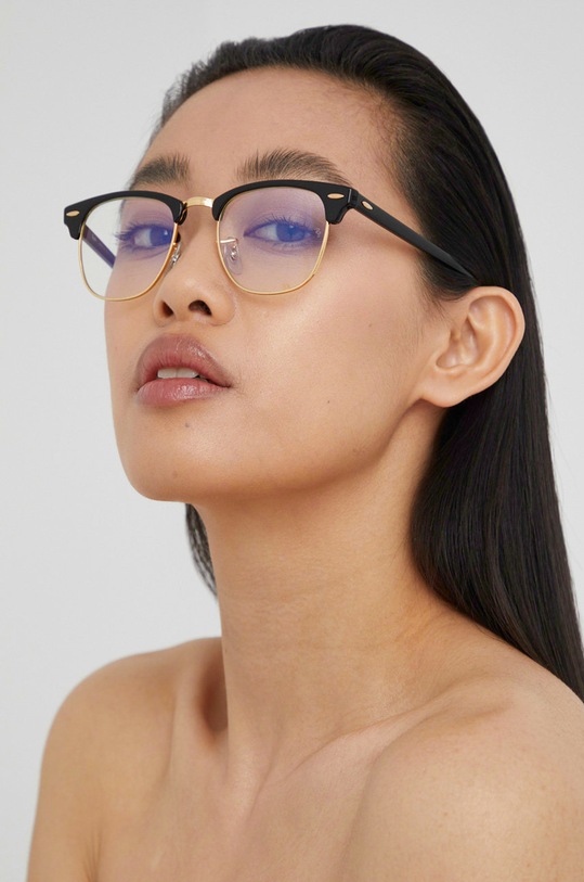 Okuliare Ray-Ban CLUBMASTER priesvitná 0RB3016