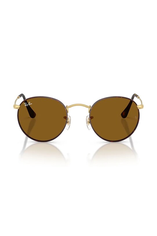 Ray-Ban ochelari de soare ROUND METAL 0RB3447 maro AA00