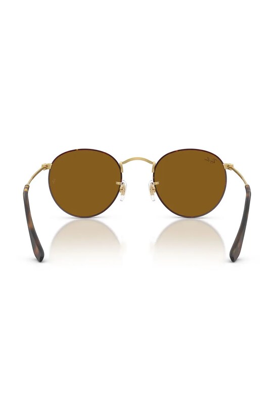 Ray-Ban ochelari de soare ROUND METAL maro 0RB3447