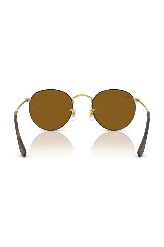 Ray-Ban ochelari de soare ROUND METAL maro 0RB3447