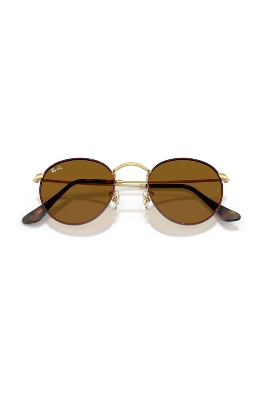 Ray-Ban ochelari de soare ROUND METAL 0RB3447 maro