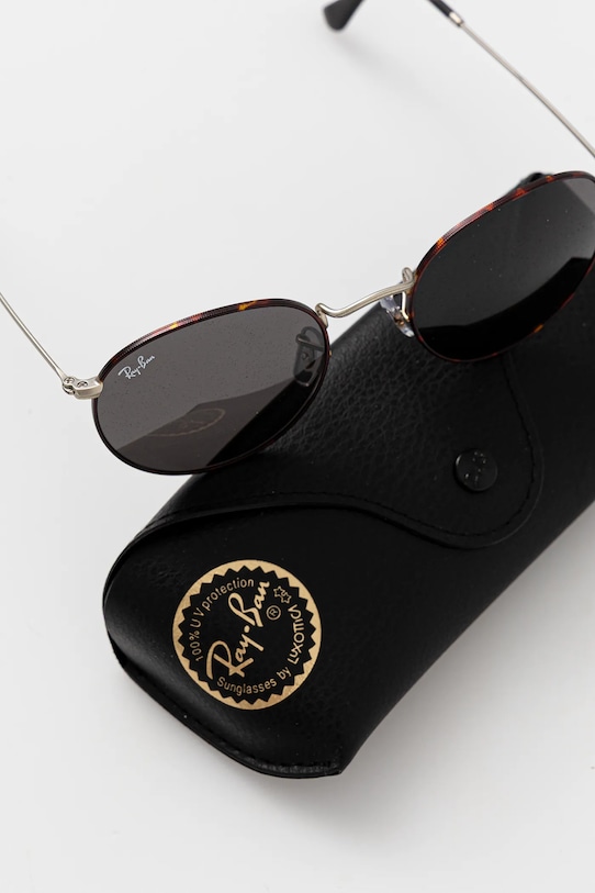 Аксессуары Солнцезащитные очки Ray-Ban ROUND METAL 0RB3447 коричневый