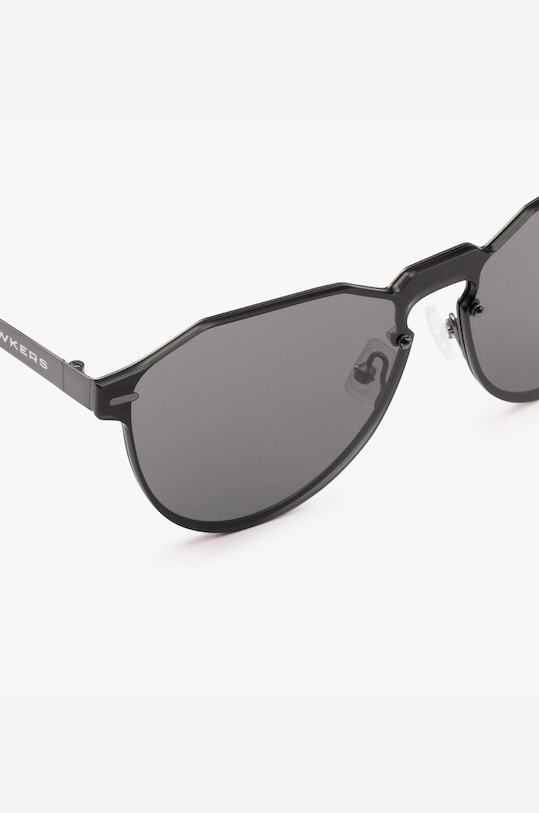 Hawkers - Okulary przeciwsłoneczne Gun Metal Dark Warwick czarny HA.H03LHM5001