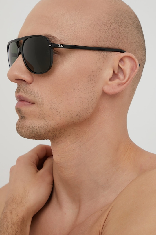 Ray-Ban okulary przeciwsłoneczne BILL 0RB2198 czarny AA00