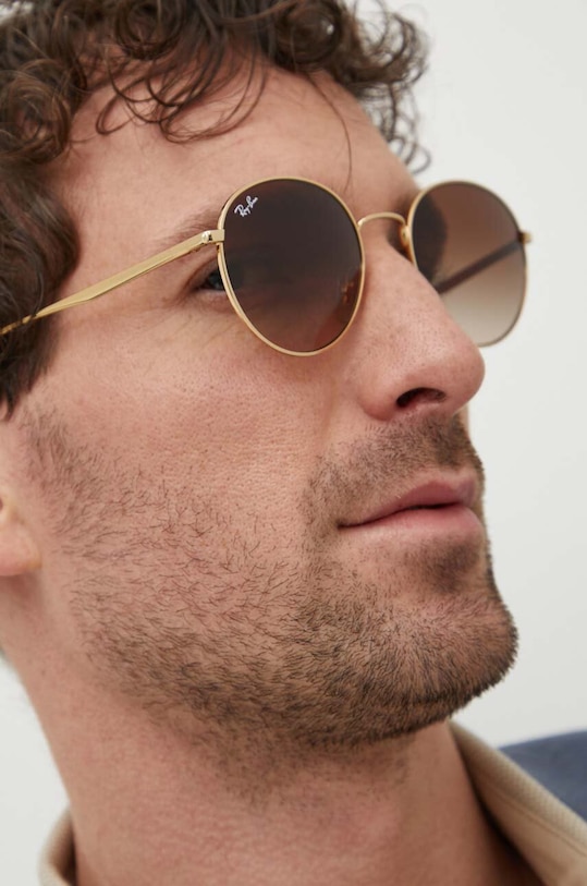 Ray-Ban okulary przeciwsłoneczne 0RB3681 brązowy