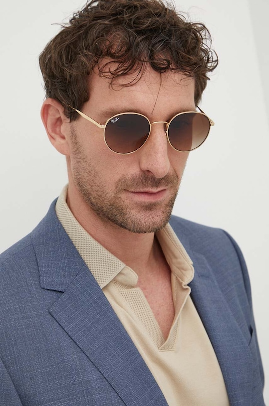 Ray-Ban okulary przeciwsłoneczne 0RB3681 brązowy AA00